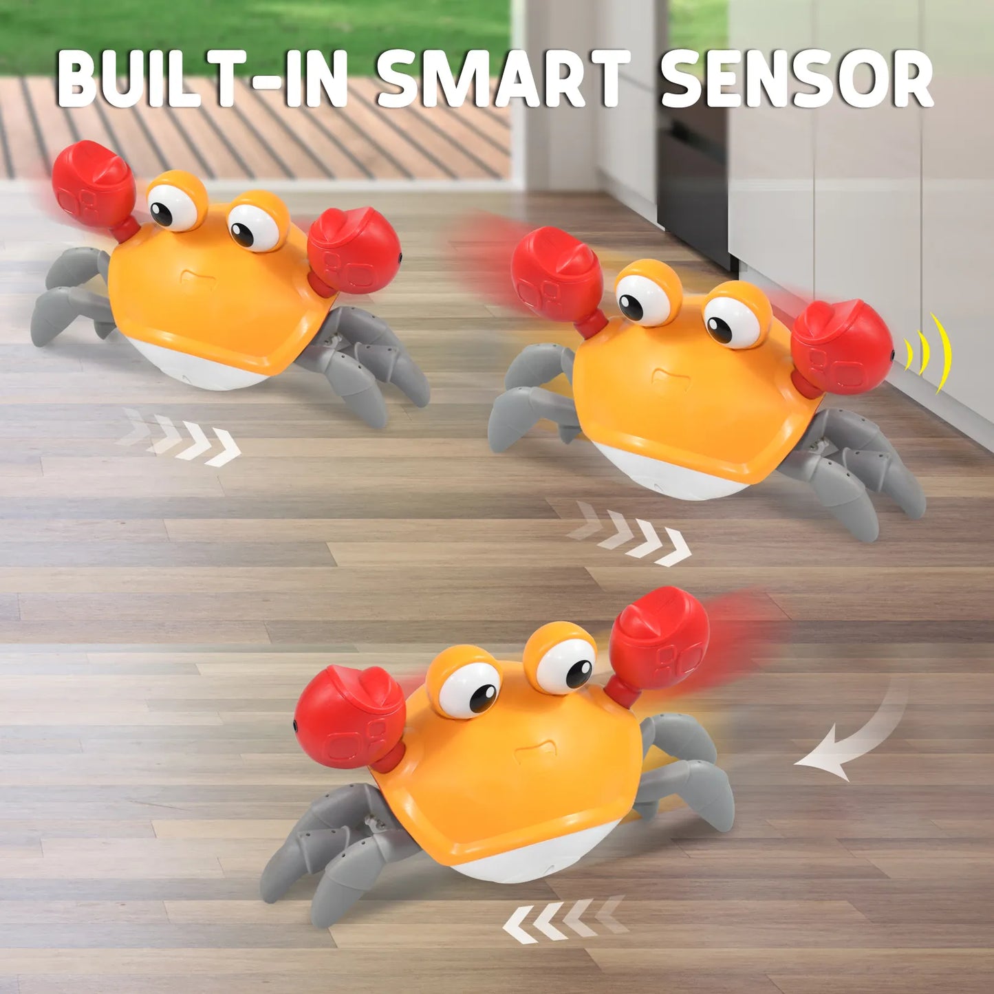 Escaping Crab Toy